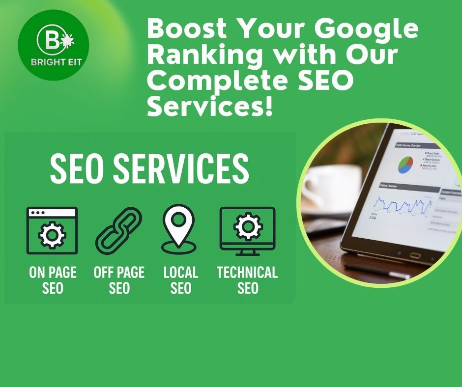 SEO Dashboard showing ranking and traffic growth